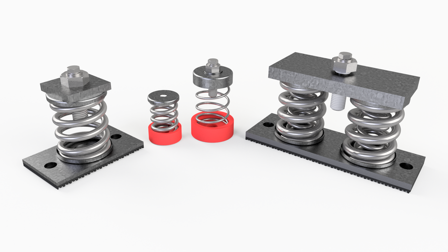 Spring Mounts | Equipment Isolation - Embelton Engineering