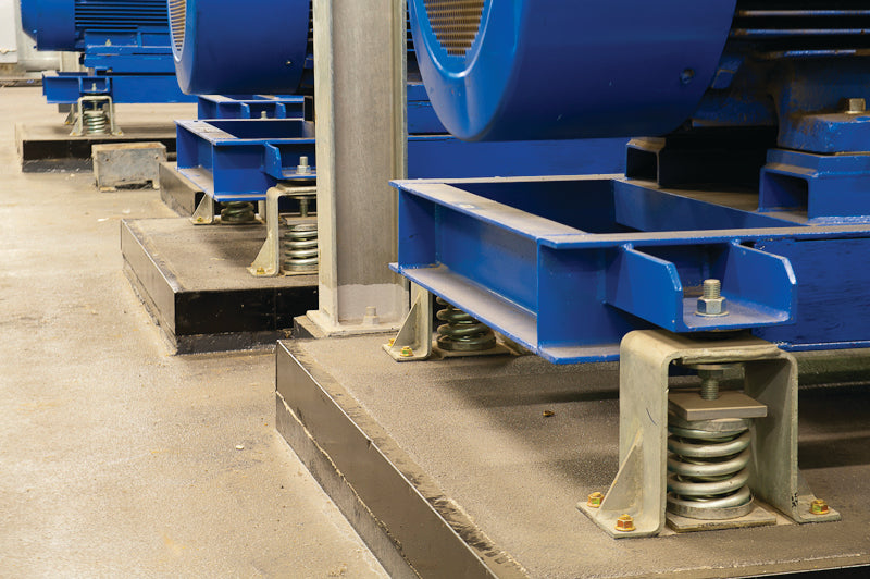 Machine Isolation Demonstration Noise & Vibration Isolation Solutions | Embelton Engineering