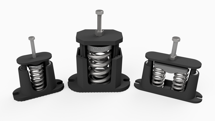 Spring Mounts | Equipment Isolation - Embelton Engineering